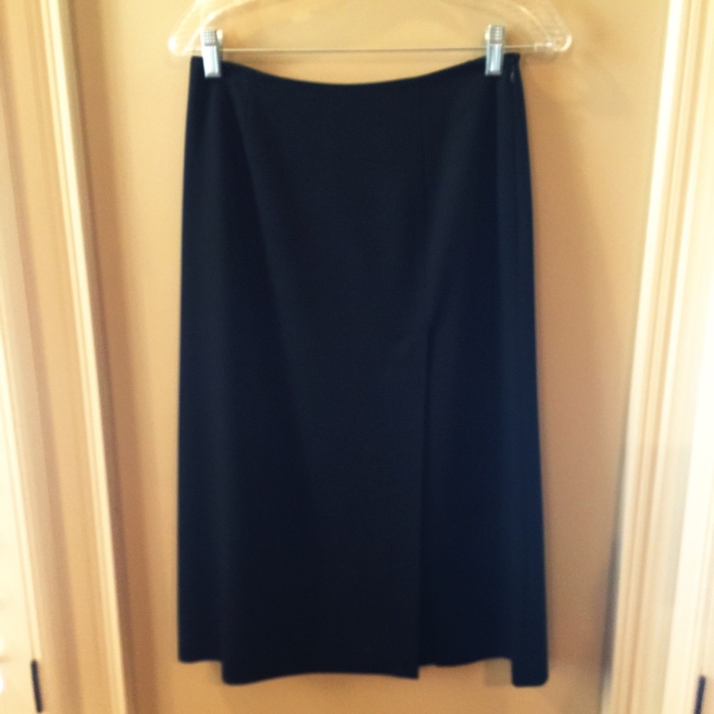 Ann Taylor Petite Long Black Skirt